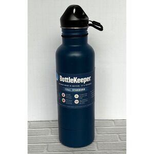 BottleKeeper Standard 2.0 Blue Powder Coat 12oz Insulated Beer Bottle Holder New